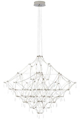 Lámpara colgante Constellation 77 – LED, acero cepillado