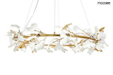 Flora 120 függőlámpa arany