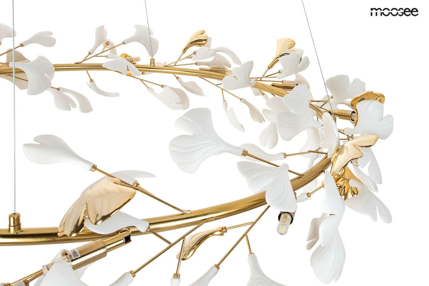 Flora 120 függőlámpa arany