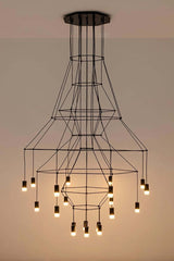 Flusso 20 függőlámpa fekete