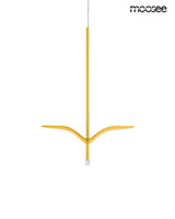 Lámpara colgante Gavi O en oro