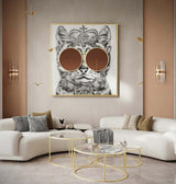 Lámpara colgante Gavi O en oro