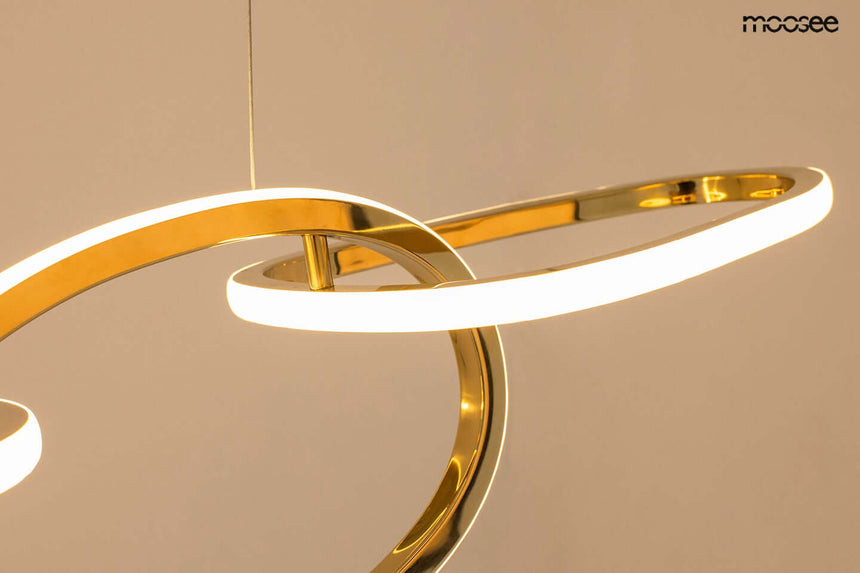 Lámpara colgante Jazz 5 dorada