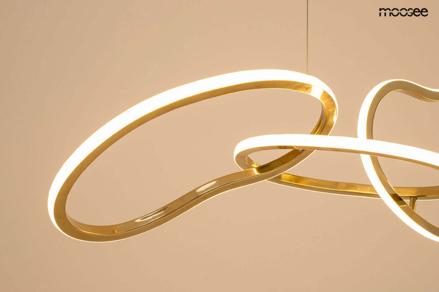 Lámpara colgante Jazz 6 dorada