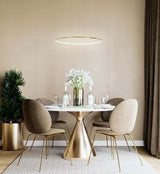 Lámpara colgante Ring Slim 40 dorada