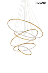 Lámpara colgante Ring Slim L dorada