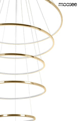 Lámpara colgante Ring Slim L dorada