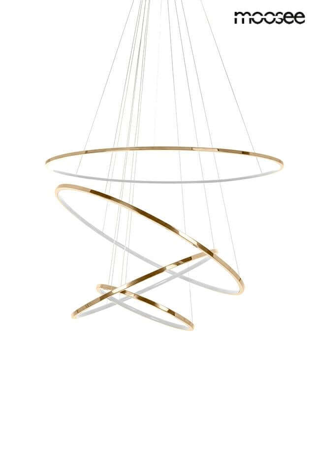 Lámpara colgante Ring Slim M dorada