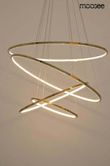 Lámpara colgante Ring Slim M dorada