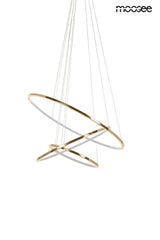 Lámpara colgante Ring Slim S dorada