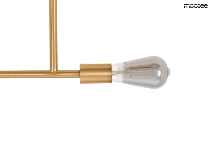 Lámpara colgante Riva 2 dorada