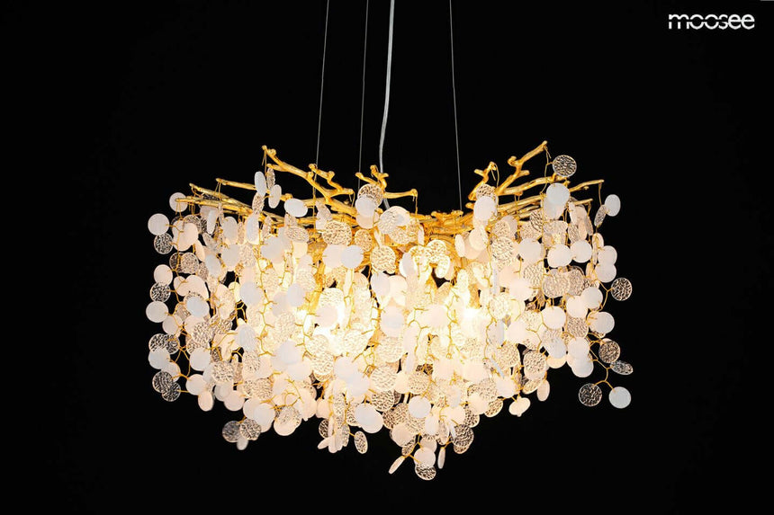 Lámpara colgante Riviera 60 dorada