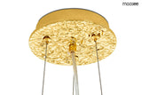 Lámpara colgante Riviera 80 dorada