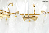 Lámpara colgante Roch 100 dorada