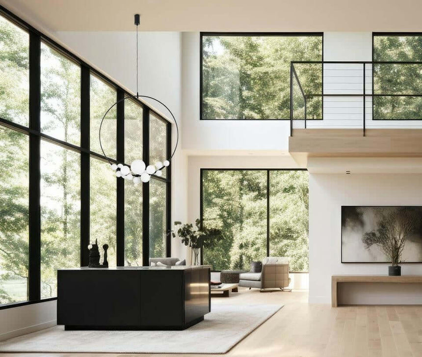 Lámpara colgante Rocio negra