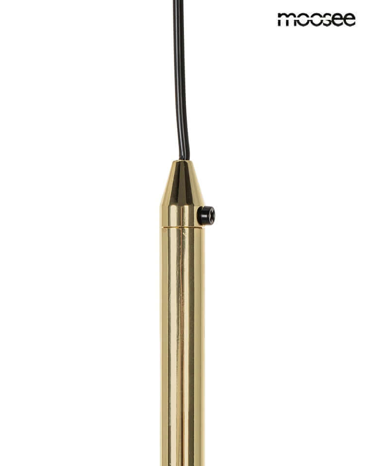 Lámpara colgante Rugia dorada