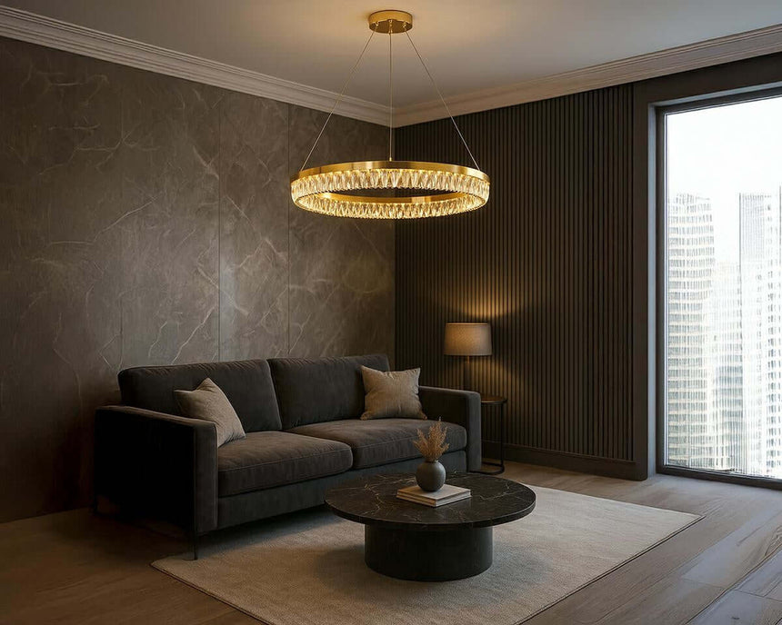 Lámpara colgante Savoy 80 dorada