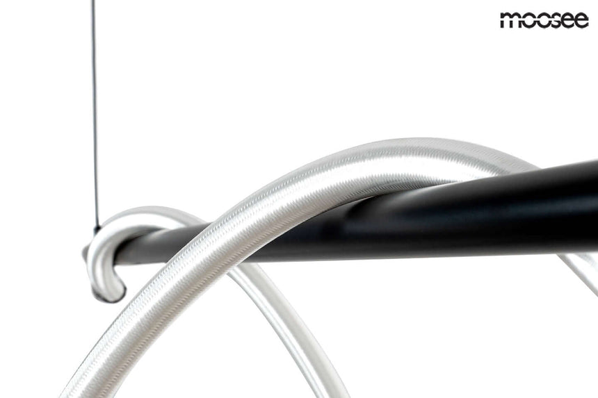 Lámpara colgante Serpiente 120 negra