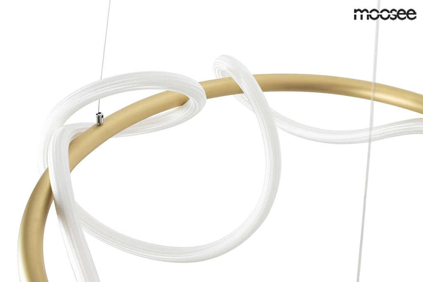 77. Lámpara colgante Serpiente 60 oro