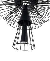 Lámpara colgante Sesto negra