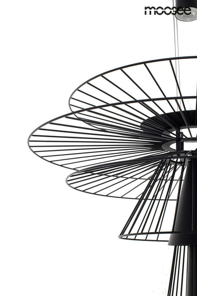 Lámpara colgante Sesto negra