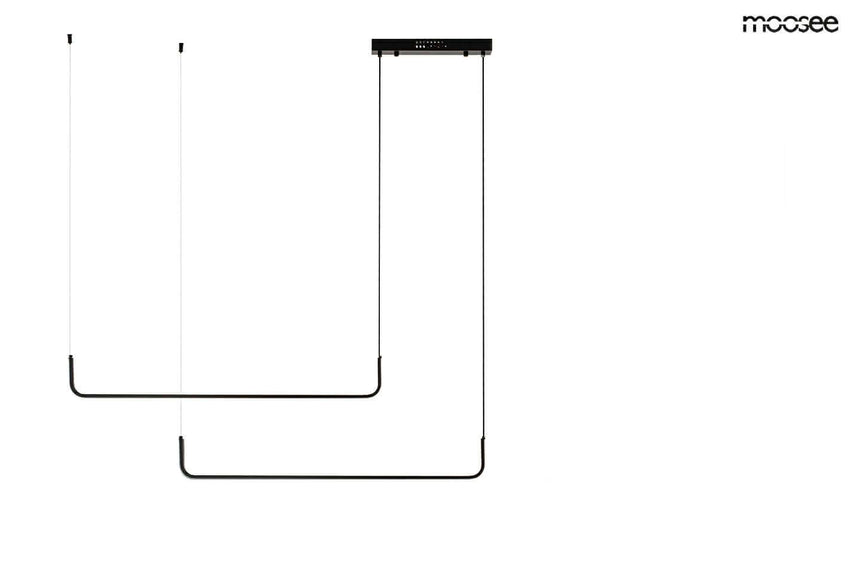 Lámpara colgante Shape Duo 120 negra