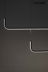 Lámpara colgante Shape Duo 120 negra