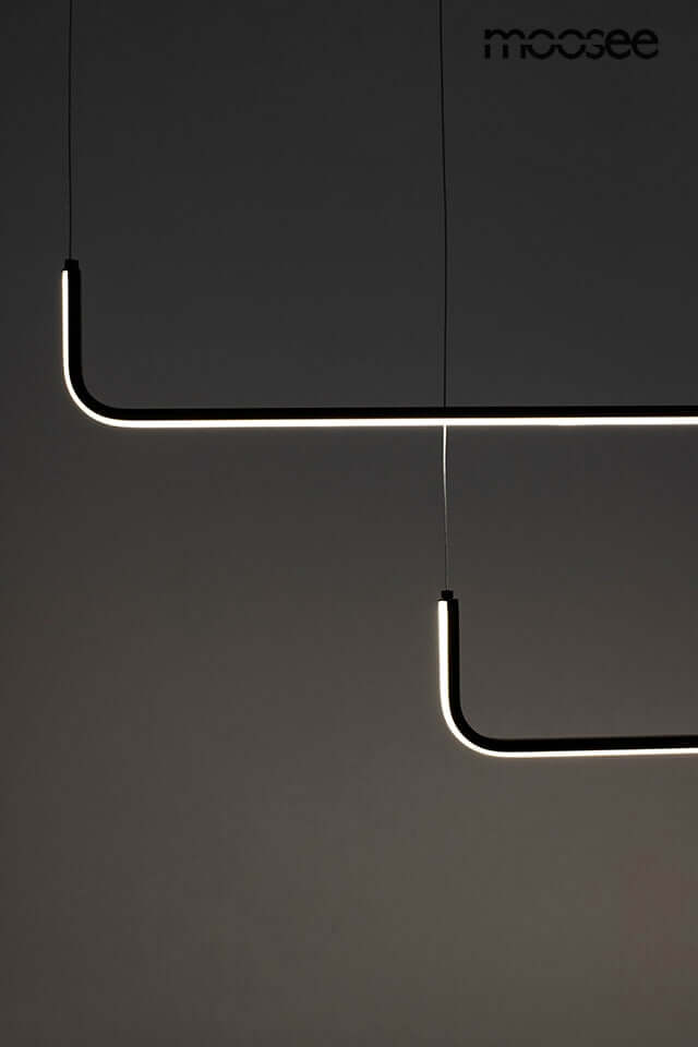 Lámpara colgante Shape Duo 120 negra