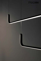 Lámpara colgante Shape Duo 120 negra