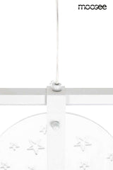Lámpara colgante estrellas blanca