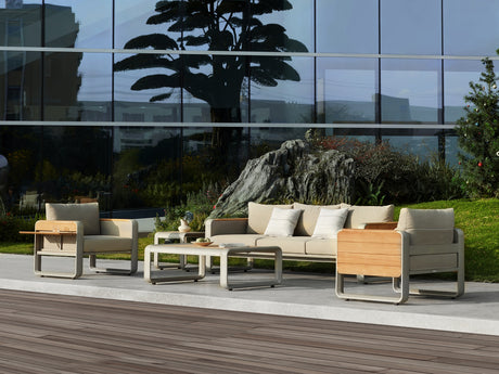 Conjunto de sofás de jardín de 5 plazas Higold Nottingham