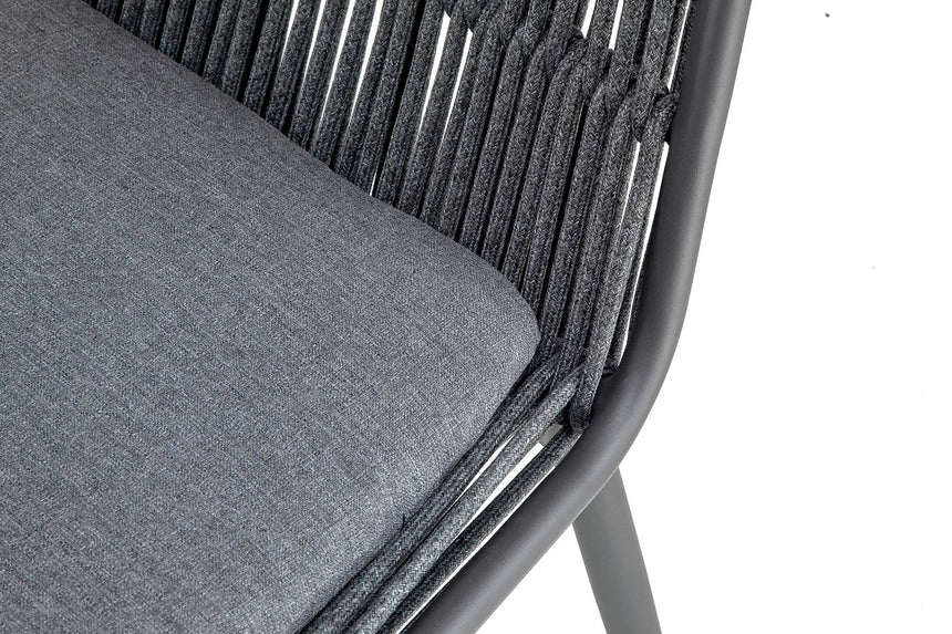 Grattoni kültéri teraszszék Como antracit