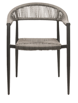 Jonah kültéri szék, szürke színben