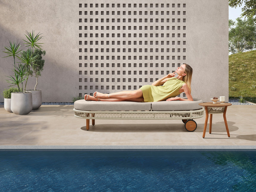 Higold Vasca napozóágy - bézs